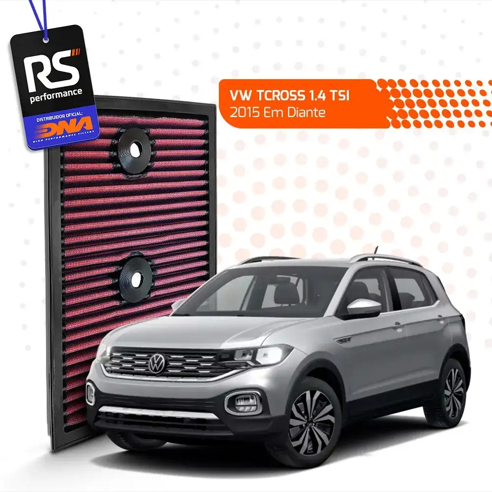 Filtro De Ar Esportivo Inbox Dna Para Motor Tsi/tfsi 1.4