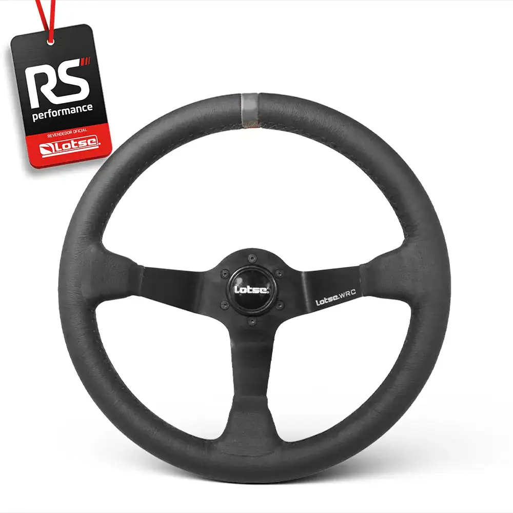 Volante Lotse Wrc Em Couro Com Tarja Em 3 Cores