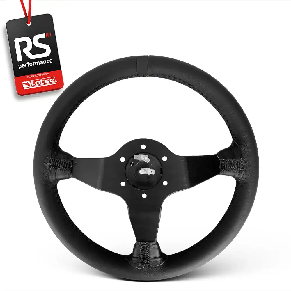 Volante Lotse Wrc Em Couro Com Tarja Em 3 Cores