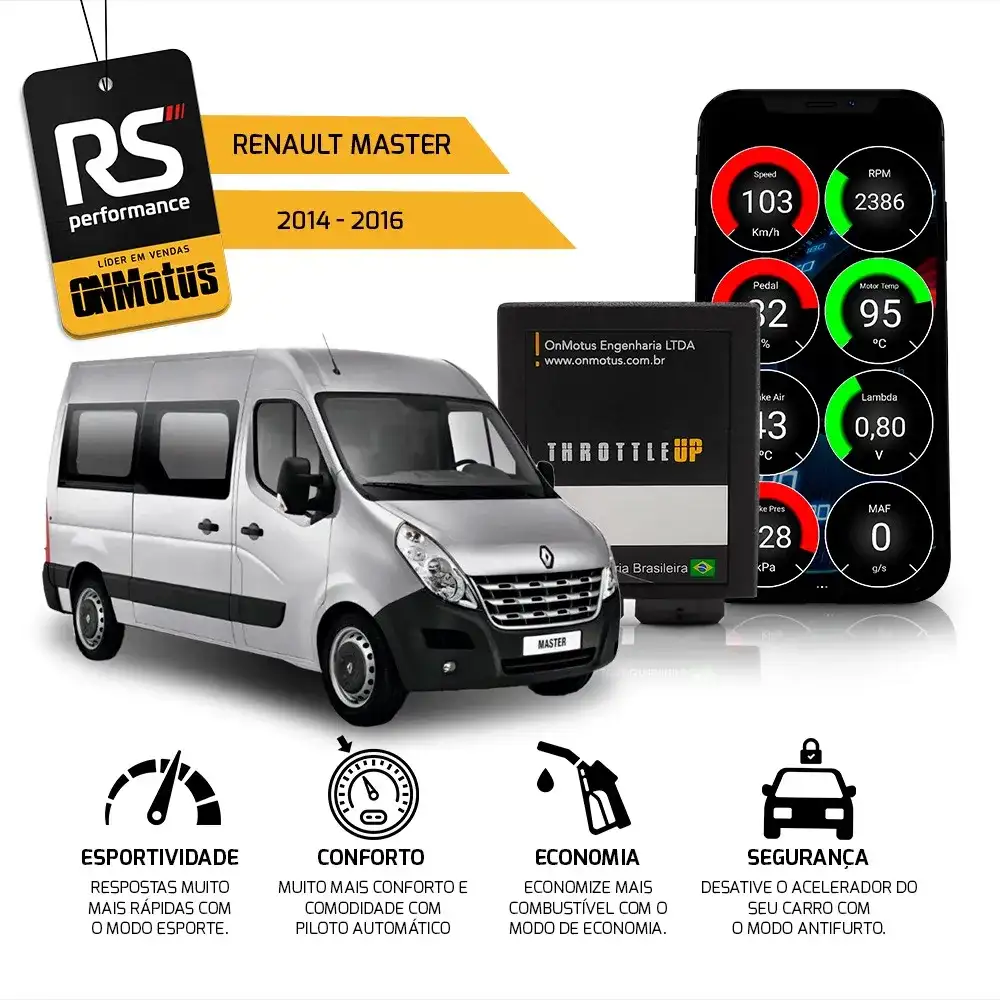 Chip De Pedal Piloto Automatico Throttle Up Nissan E Renault
