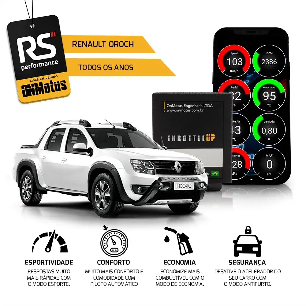 Chip De Pedal Piloto Automatico Throttle Up Nissan E Renault