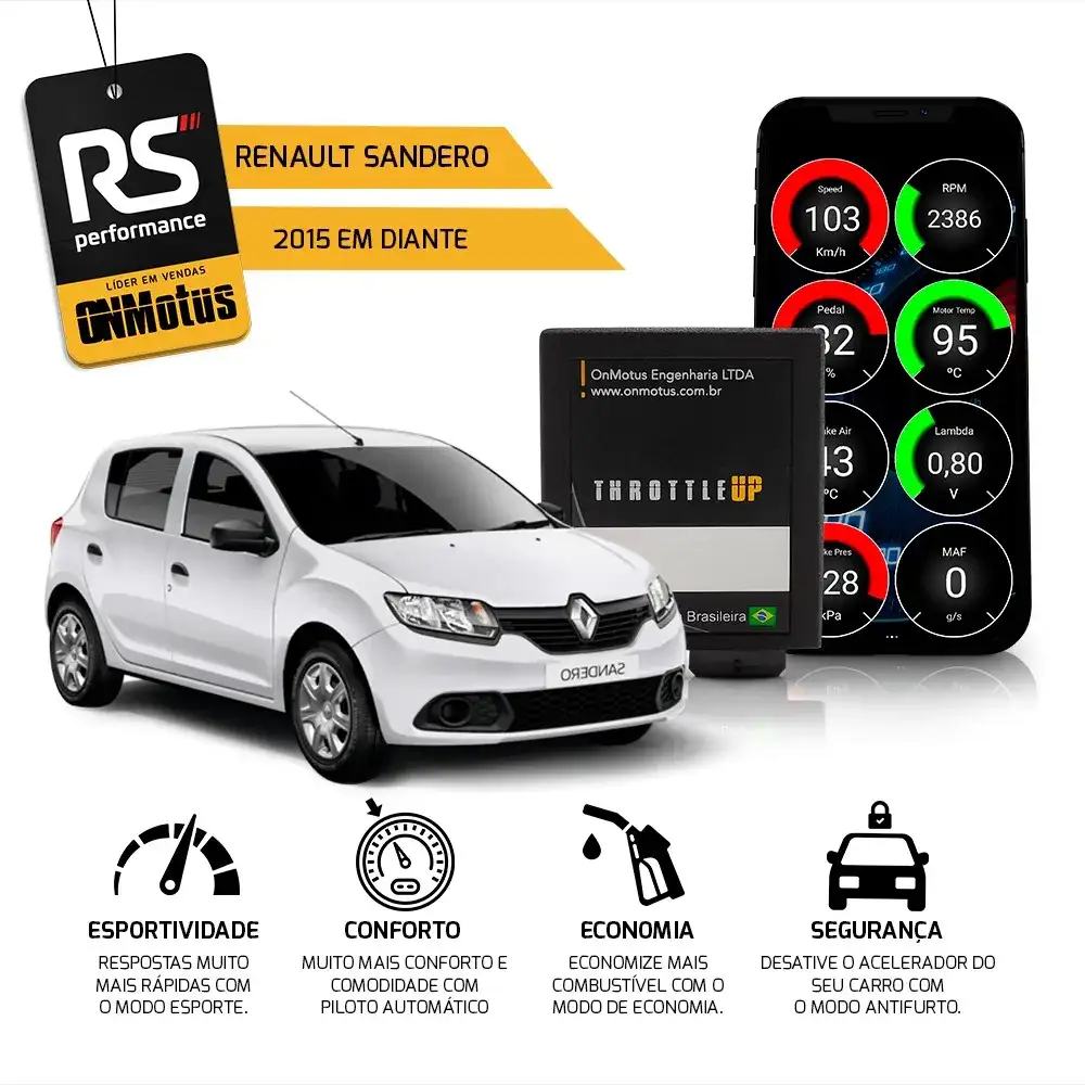 Chip De Pedal Piloto Automatico Throttle Up Nissan E Renault