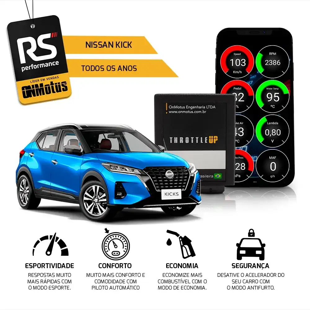 Chip De Pedal Piloto Automatico Throttle Up Nissan E Renault