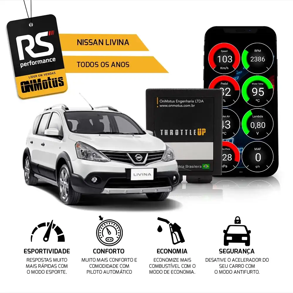 Chip De Pedal Piloto Automatico Throttle Up Nissan E Renault
