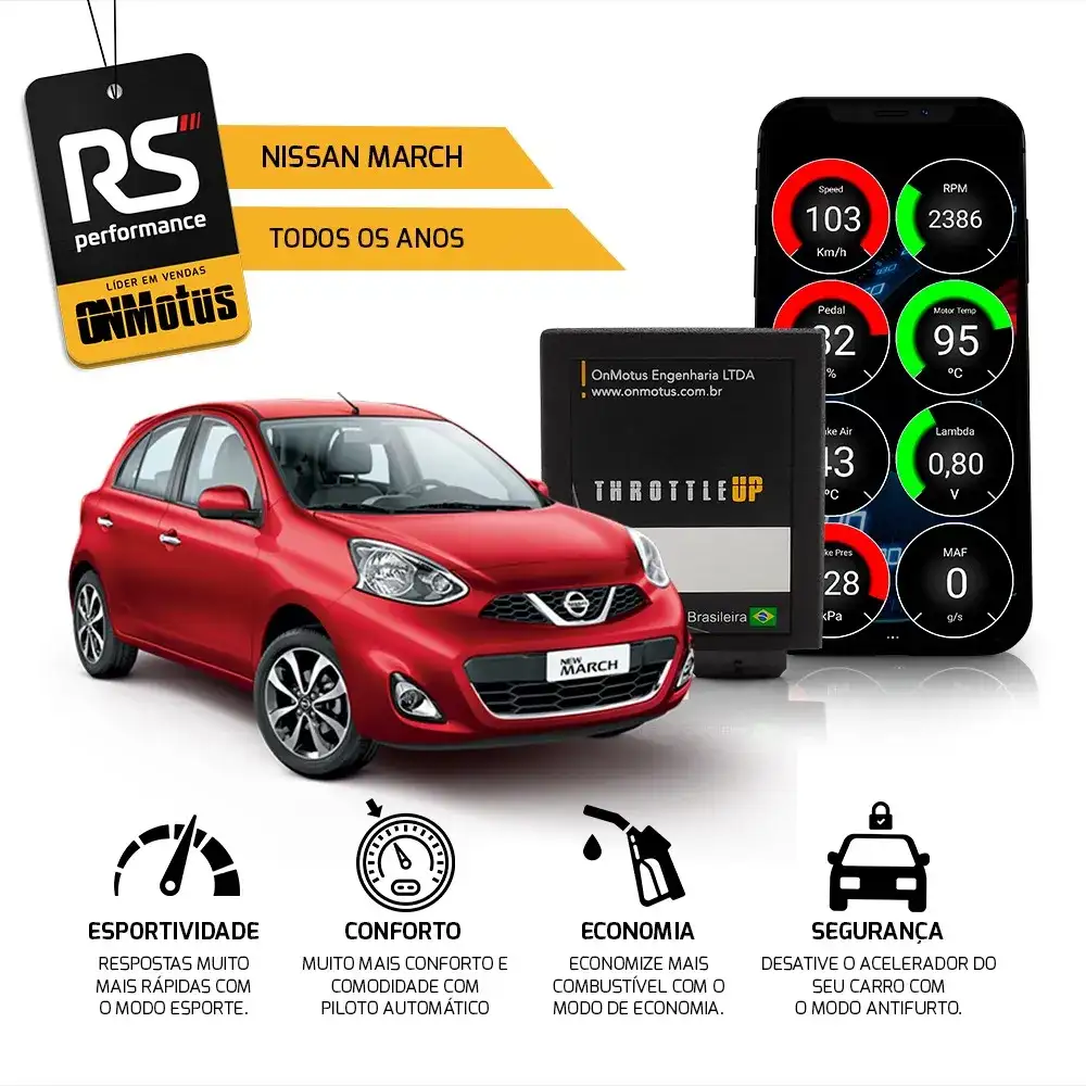 Chip De Pedal Piloto Automatico Throttle Up Nissan E Renault