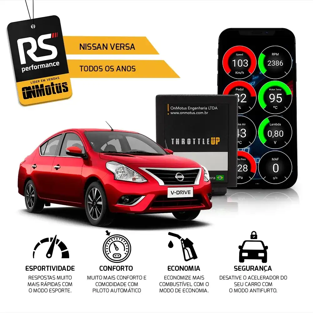 Chip De Pedal Piloto Automatico Throttle Up Nissan E Renault
