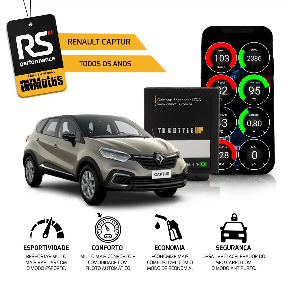 Chip De Pedal Piloto Automatico Throttle Up Nissan E Renault