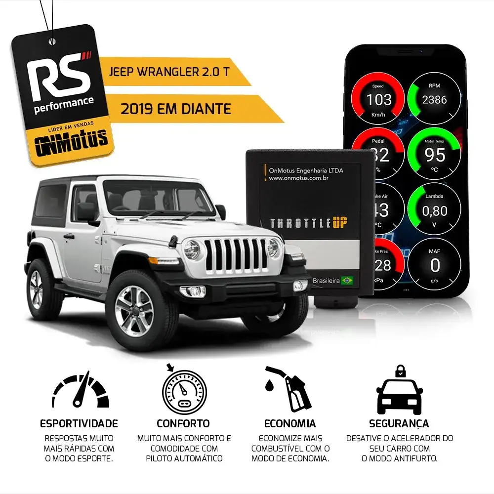 Chip De Pedal Piloto Automatico Throttle Up Jeep E Troller