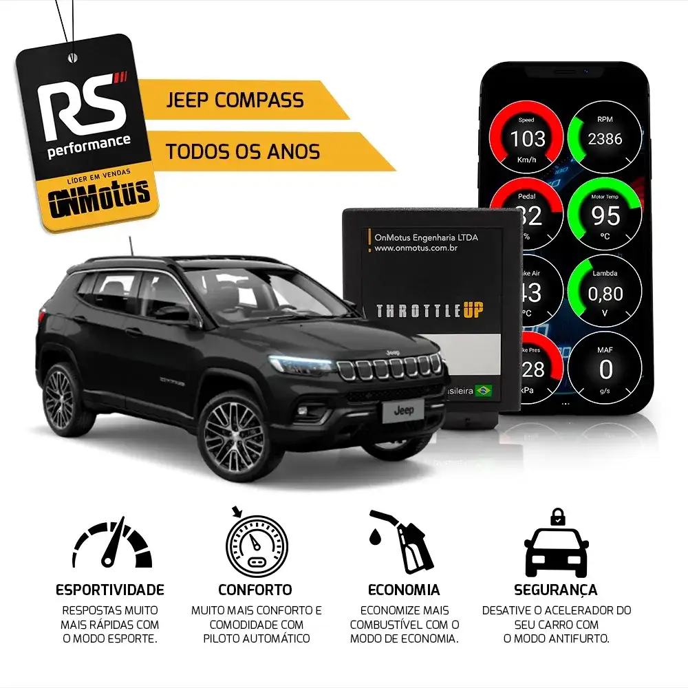 Chip De Pedal Piloto Automatico Throttle Up Jeep E Troller
