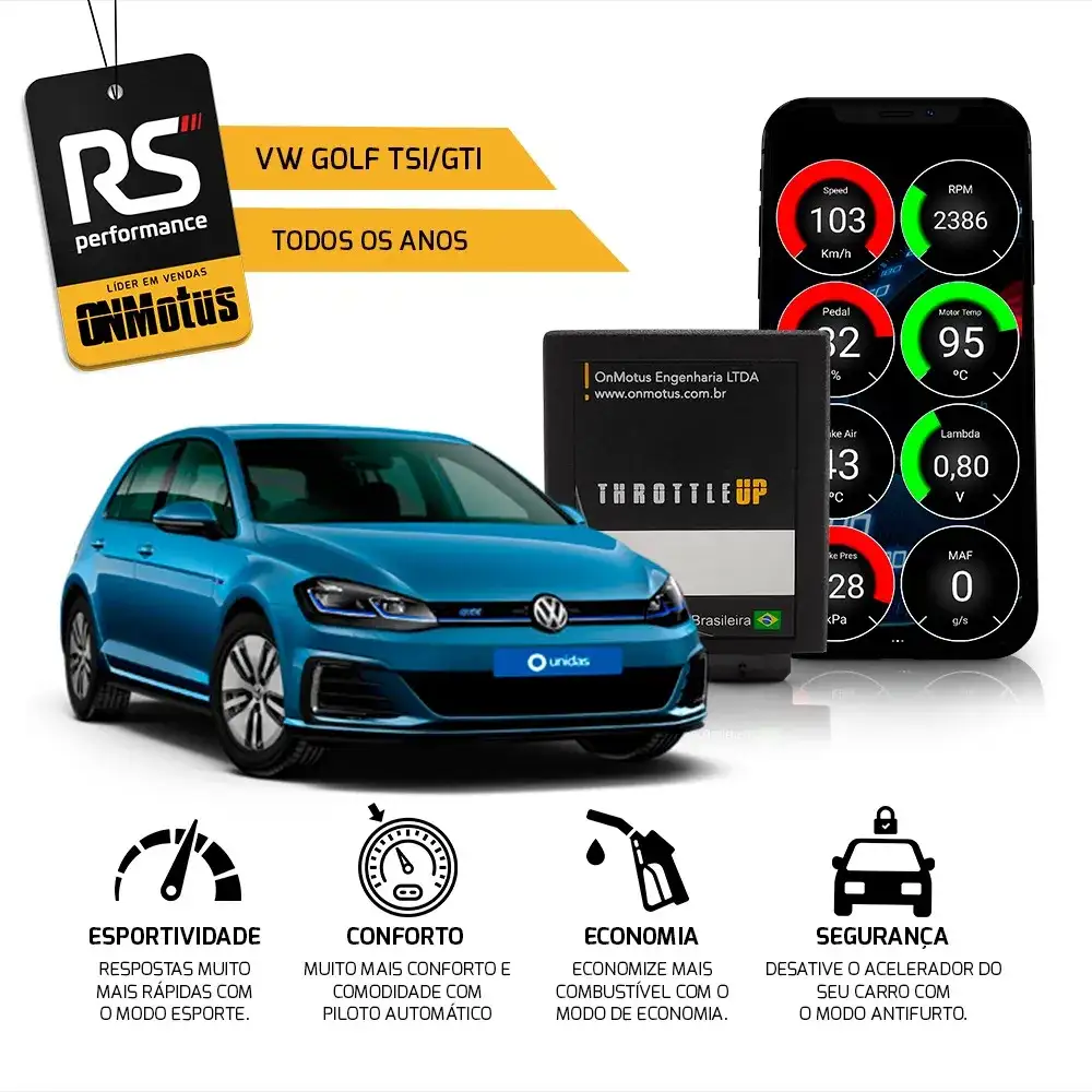 Chip Pedal Piloto Automatico Throttle Up Audi E Volkswagen