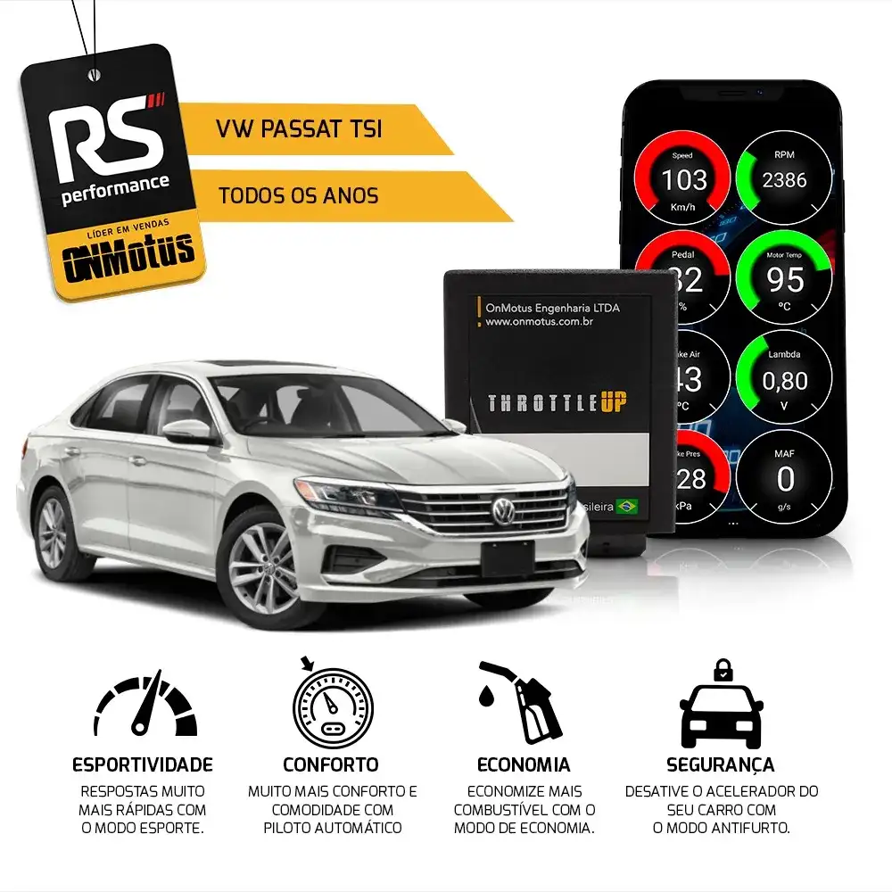 Chip Pedal Piloto Automatico Throttle Up Audi E Volkswagen