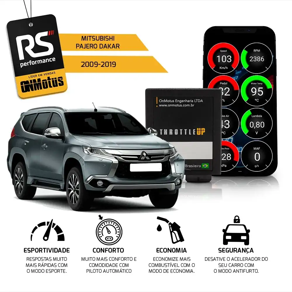 Chip De Pedal Piloto Automatico Throttle Up Mitsubishi
