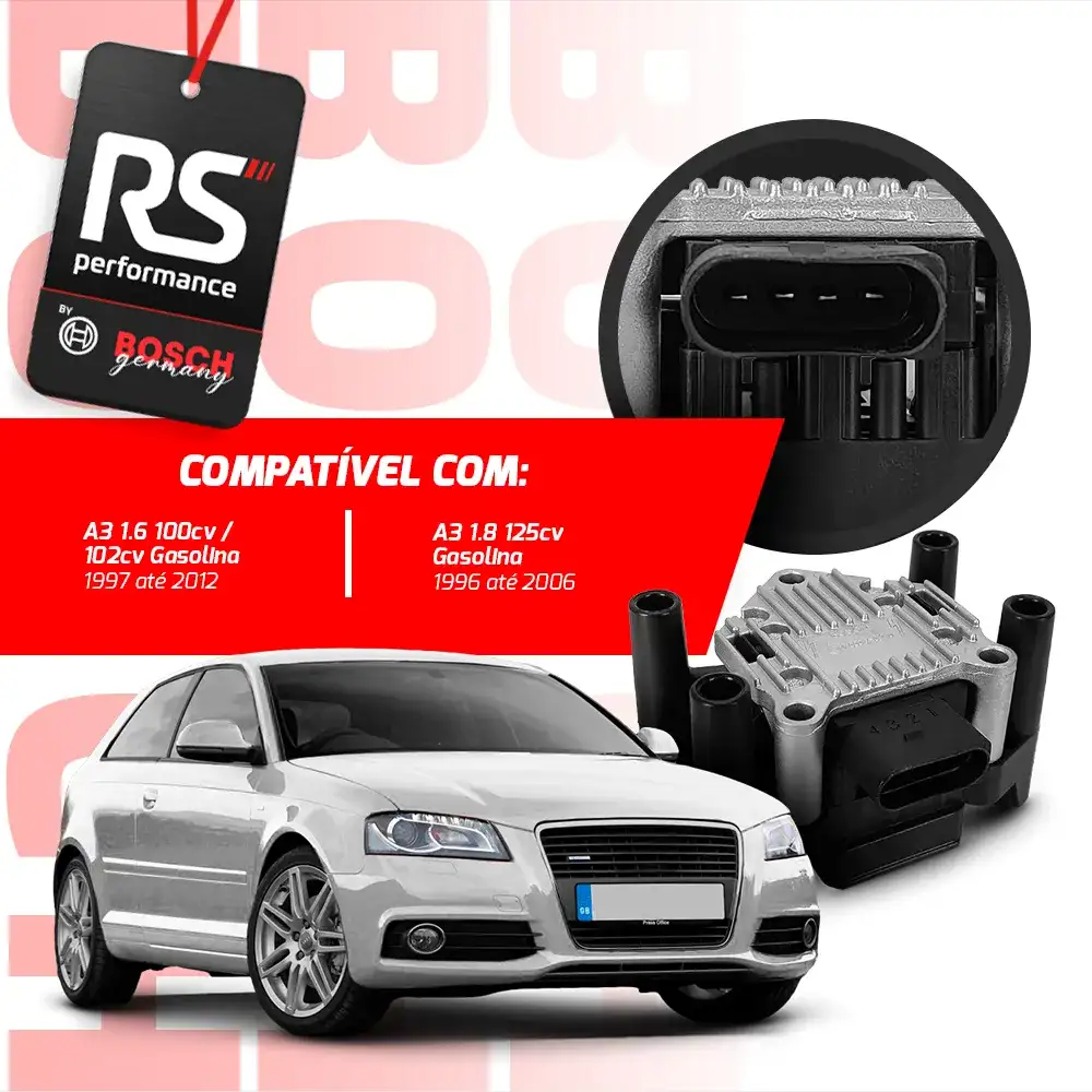 Bobina De Ignição F 000 Zs0 210 Original Vw E Audi Ea111