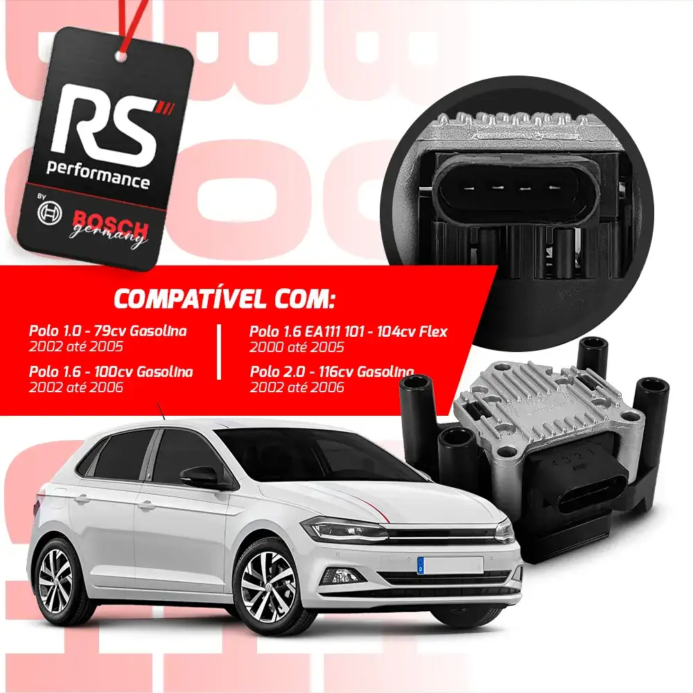 Bobina De Ignição F 000 Zs0 210 Original Vw E Audi Ea111