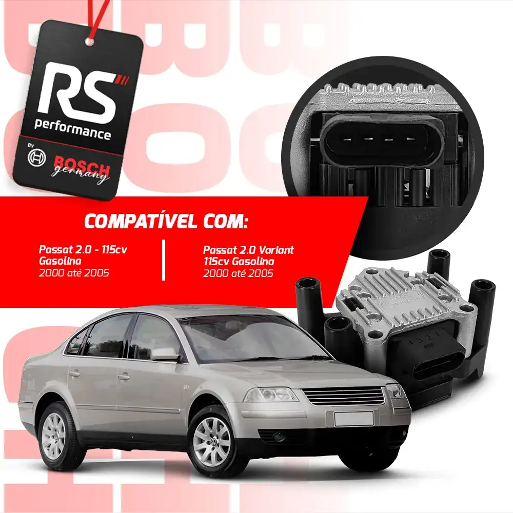 Bobina De Ignição F 000 Zs0 210 Original Vw E Audi Ea111