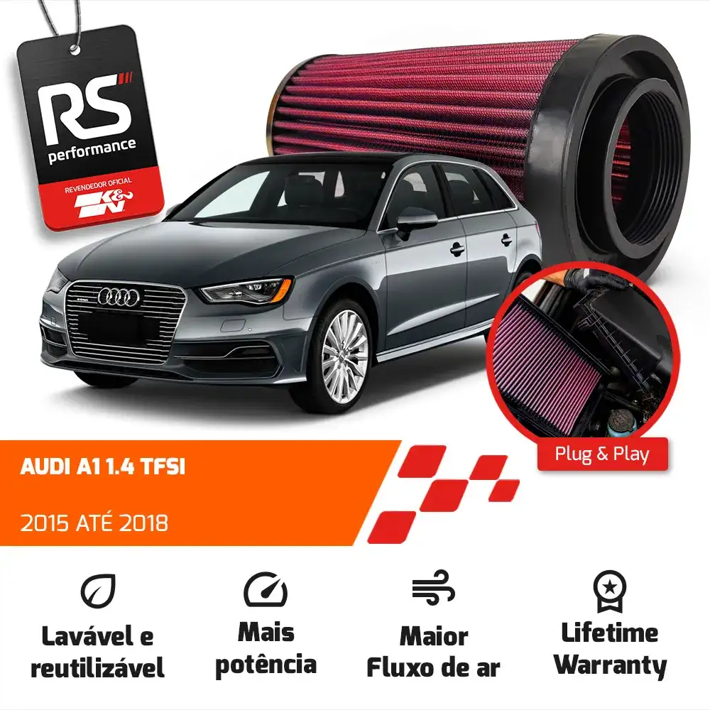 Filtro Esportivo Inbox Vw Audi 1.4 Tsi/tfsi 2014 Em Diante