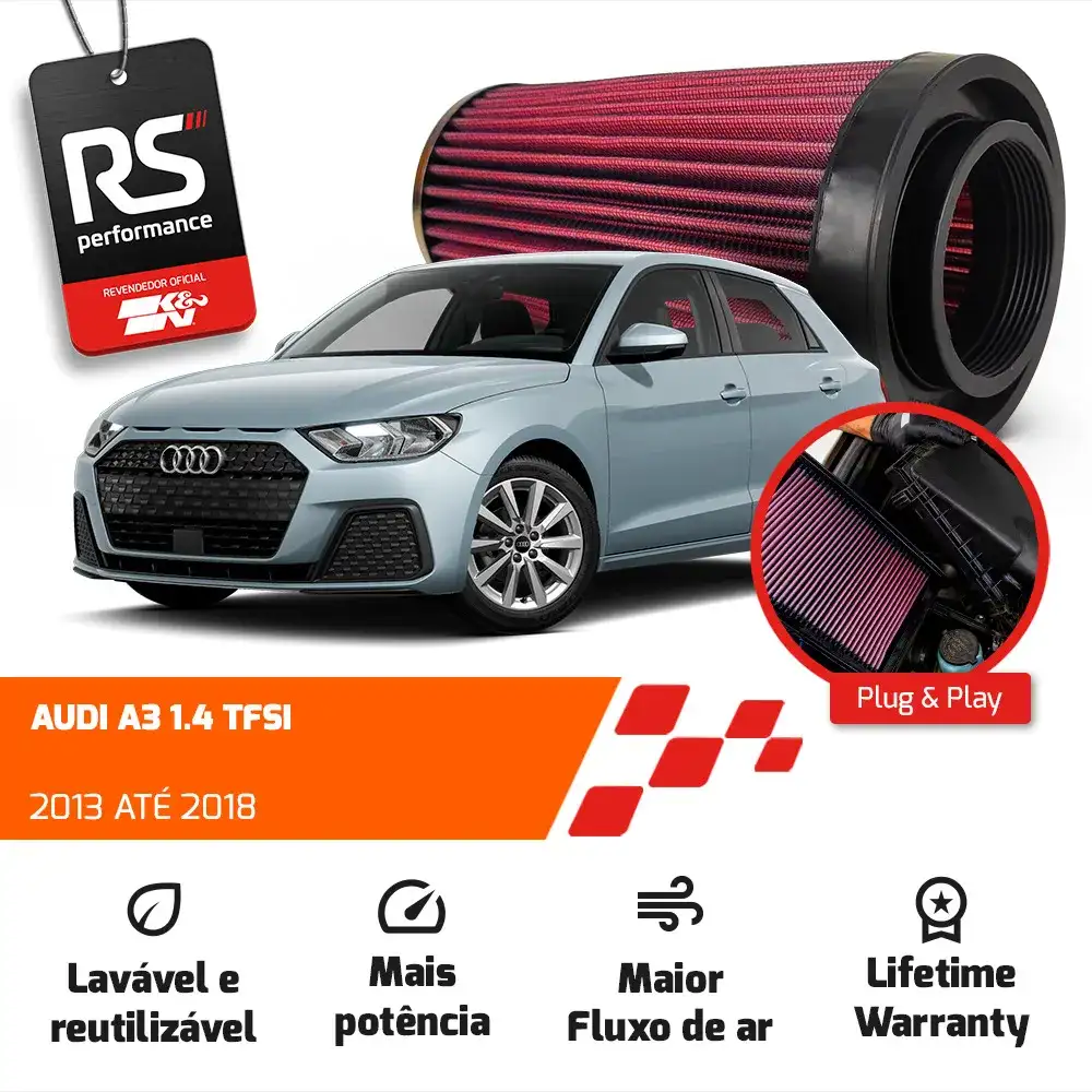 Filtro Esportivo Inbox Vw Audi 1.4 Tsi/tfsi 2014 Em Diante