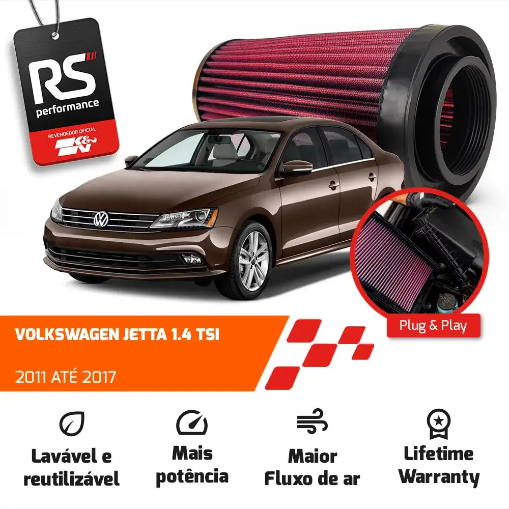 Filtro Esportivo Inbox Vw Audi 1.4 Tsi/tfsi 2014 Em Diante