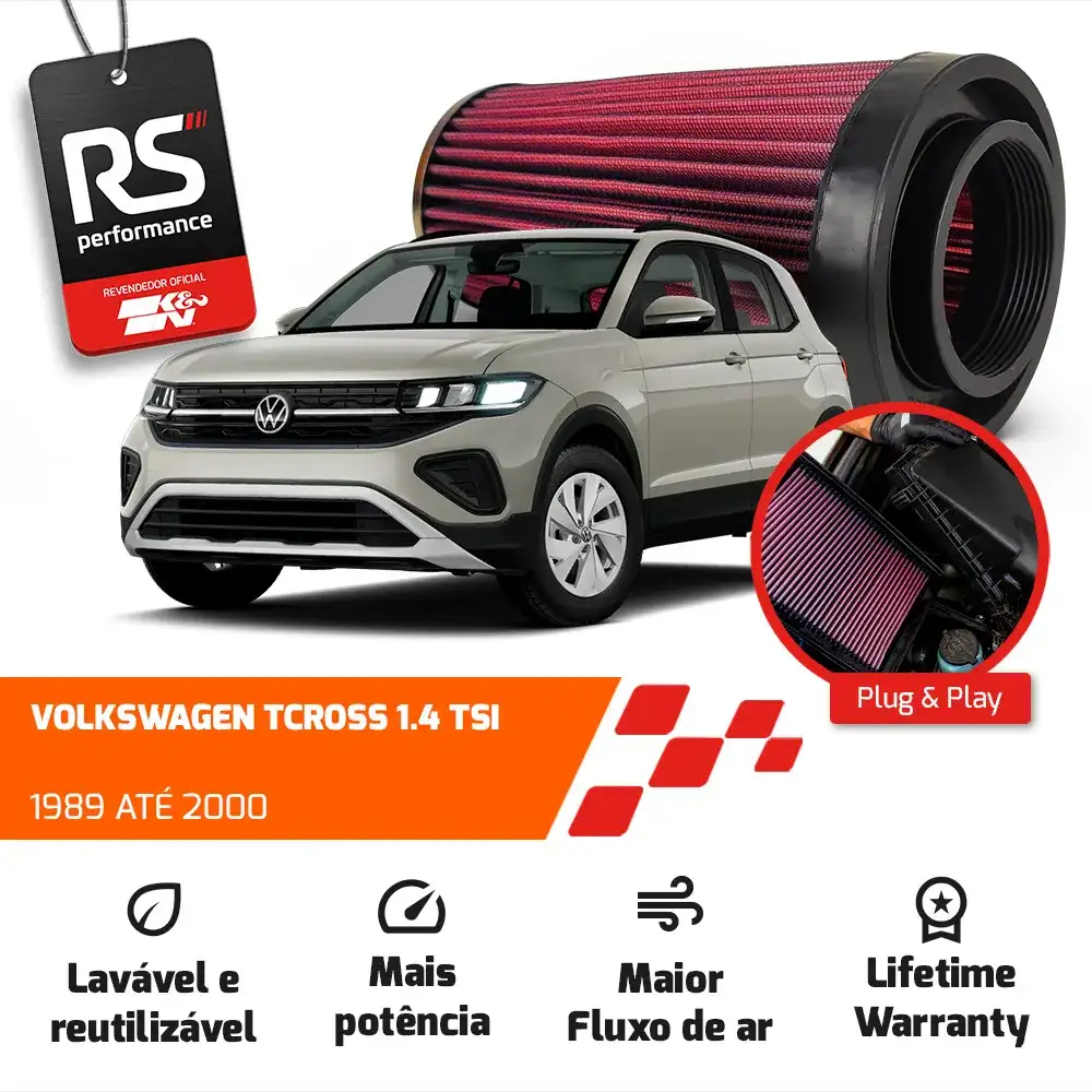 Filtro Esportivo Inbox Vw Audi 1.4 Tsi/tfsi 2014 Em Diante