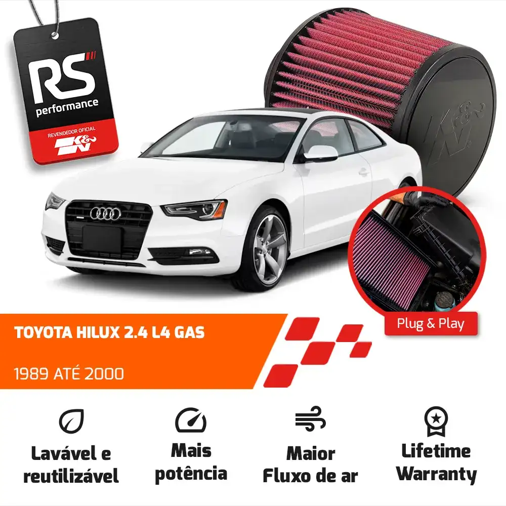 Kit Intake Filtro De Ar Esportivo Audi A4 / A5 / A6 2.0t