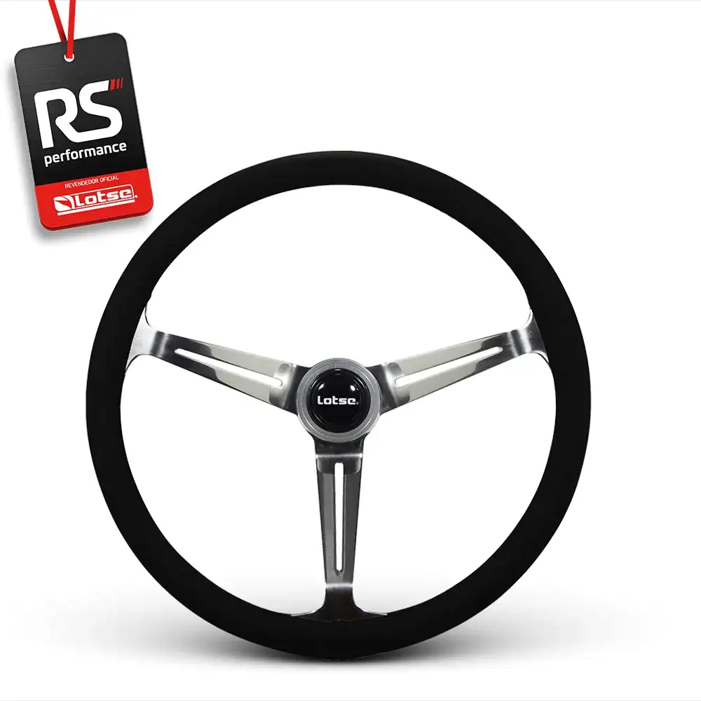 Volante Clássico Boxer Inox Em Couro - 3 Opções