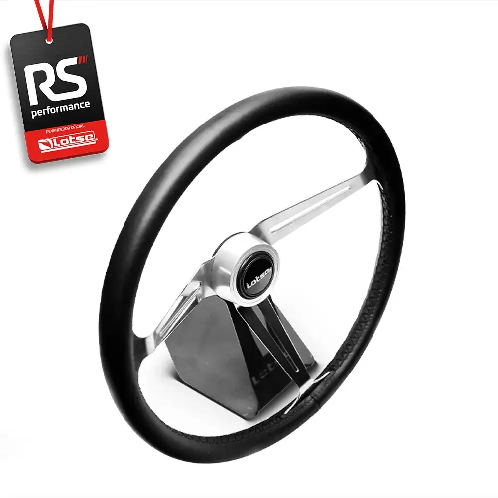Volante Clássico Boxer Inox Em Couro - 3 Opções