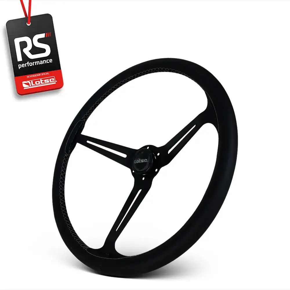 Volante Clássico Boxer Inox Em Couro - 3 Opções