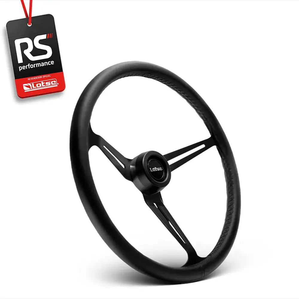 Volante Clássico Boxer Inox Em Couro - 3 Opções