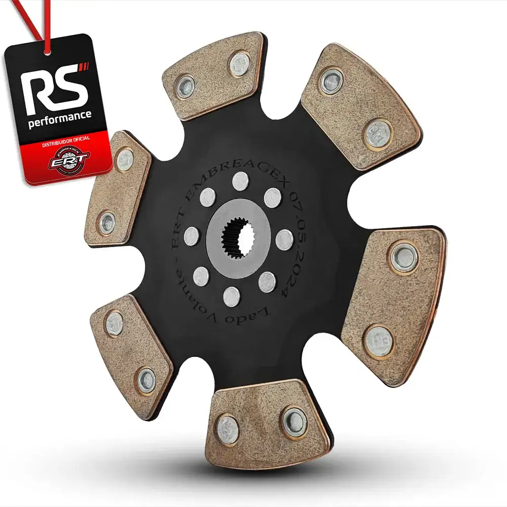 Embreagem Monodisco Com 6 Pastilhas Pedal Leve Até 400cv