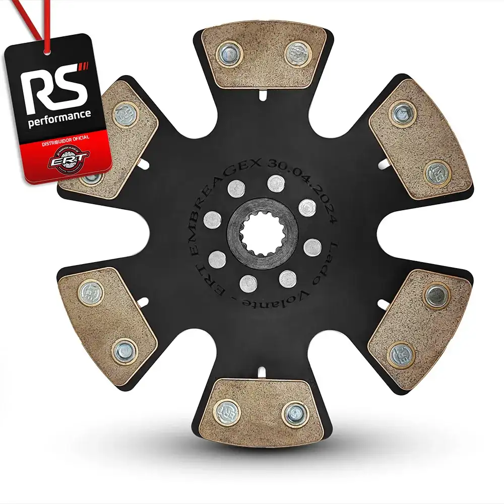 Embreagem Monodisco 6 Pastilhas Pedal Leve Opala 4/6cc 450cv