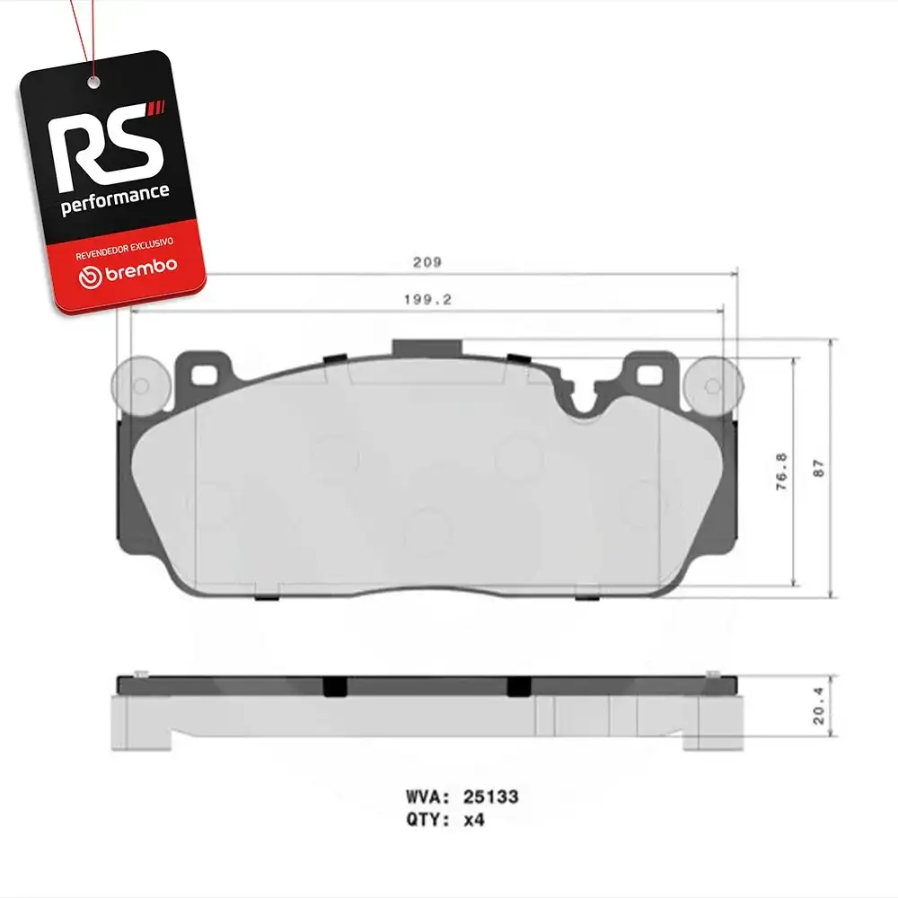 Pastilha De Freio Bmw M5 E M6 2013 Até 2018