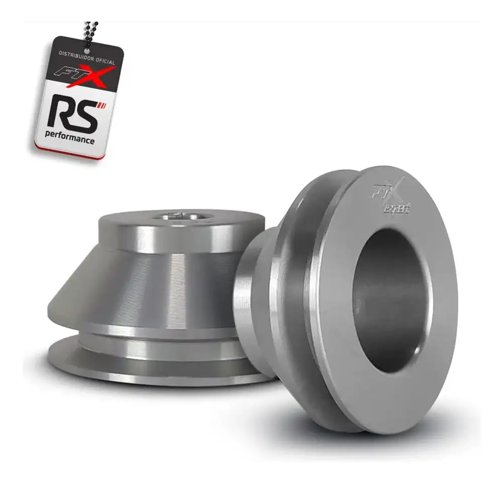 Kit Polia Para Motor Ap 8v Alumínio Billet S/ Roda Fonica