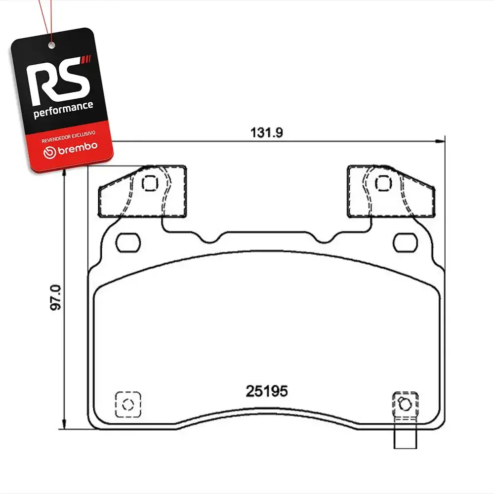 Pastilha De Freio Em Cerêmica Para Tesla Modelo S 5yjs