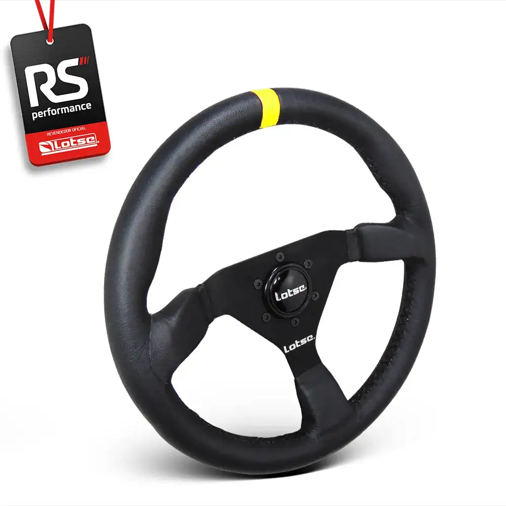 Volante Lotse Universal Gt330 Em Couro - 3 Cores