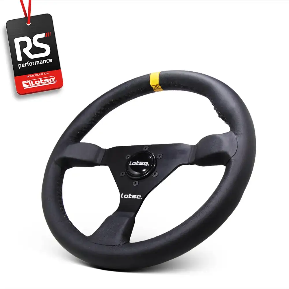 Volante Lotse Universal Gt330 Em Couro - 3 Cores