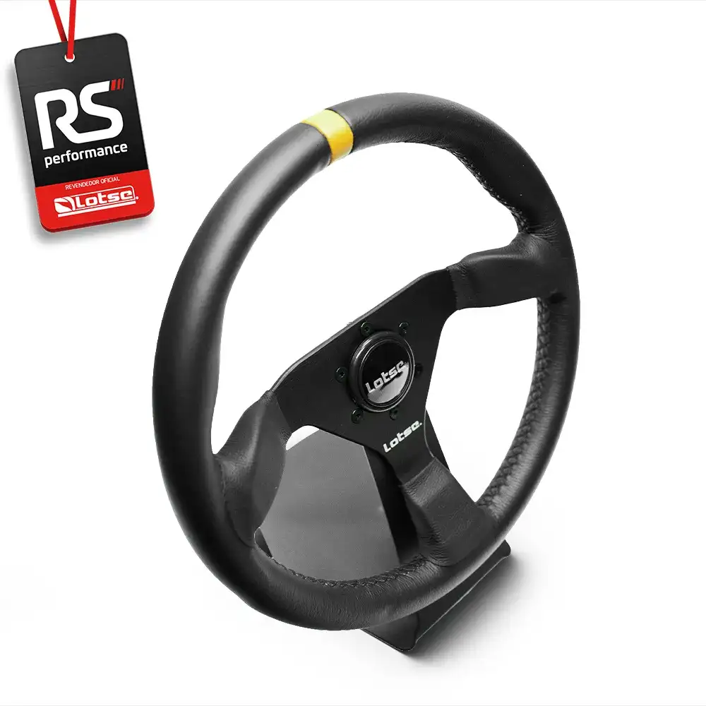 Volante Lotse Universal Gt330 Em Couro - 3 Cores
