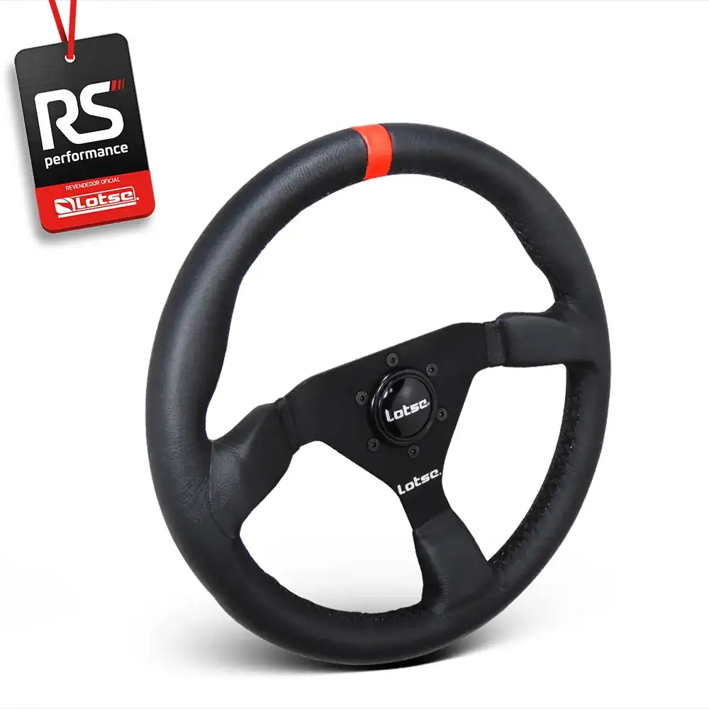 Volante Lotse Universal Gt330 Em Couro - 3 Cores