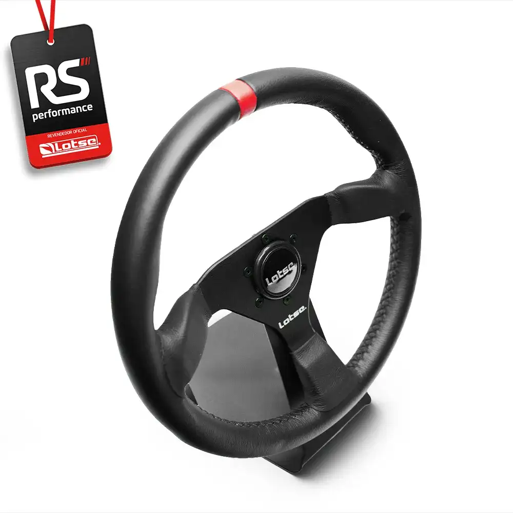 Volante Lotse Universal Gt330 Em Couro - 3 Cores