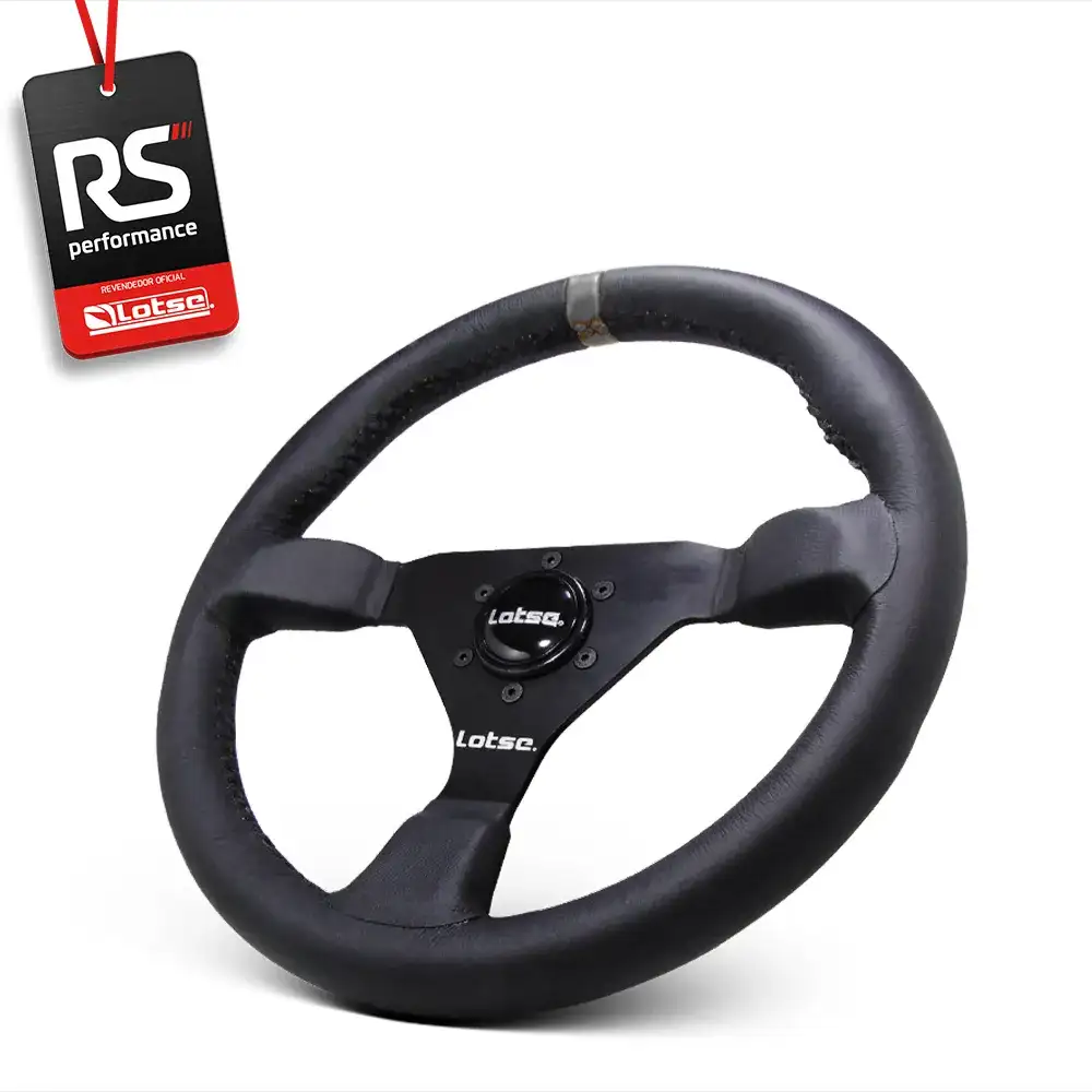 Volante Lotse Universal Gt330 Em Couro - 3 Cores