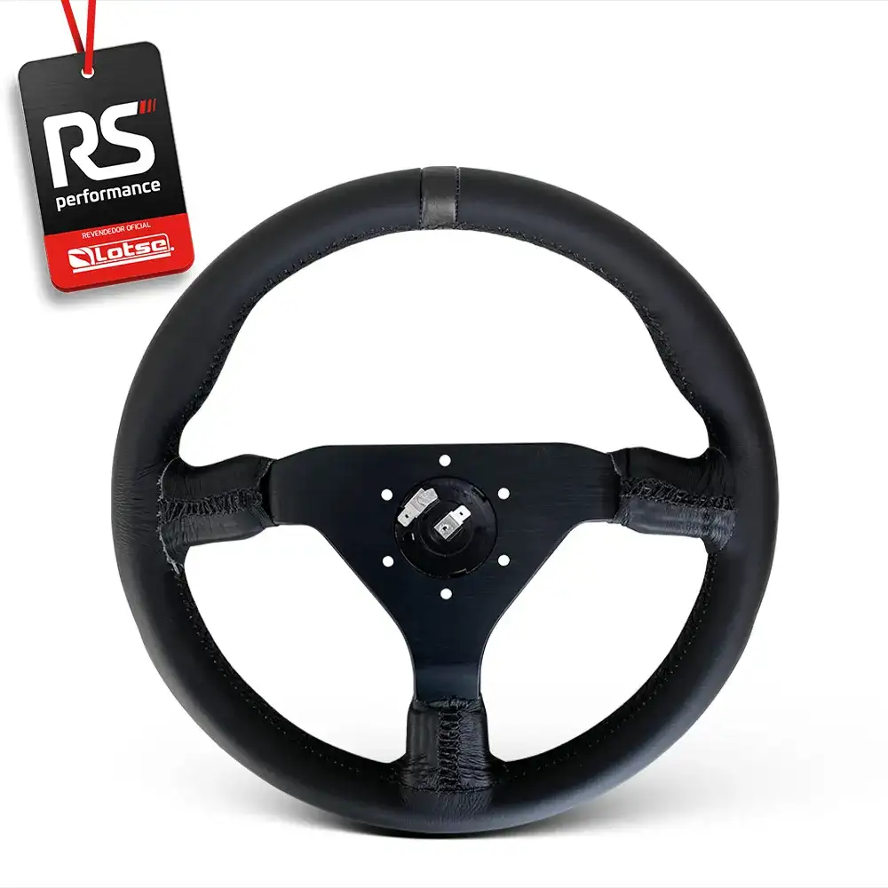 Volante Lotse Universal Gt330 Em Couro - 3 Cores