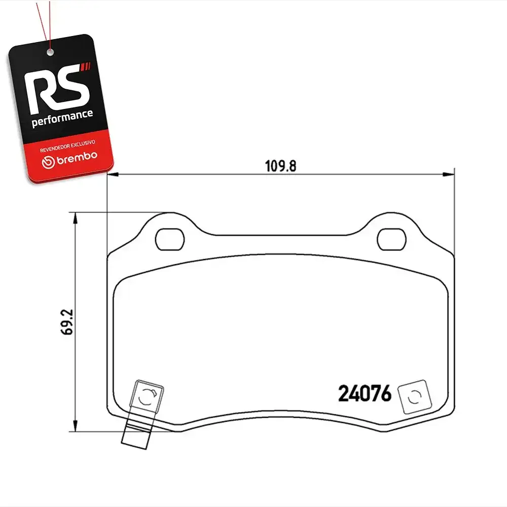 Pastilha De Freio Dodge Challenger/charger 6.4 Srt8