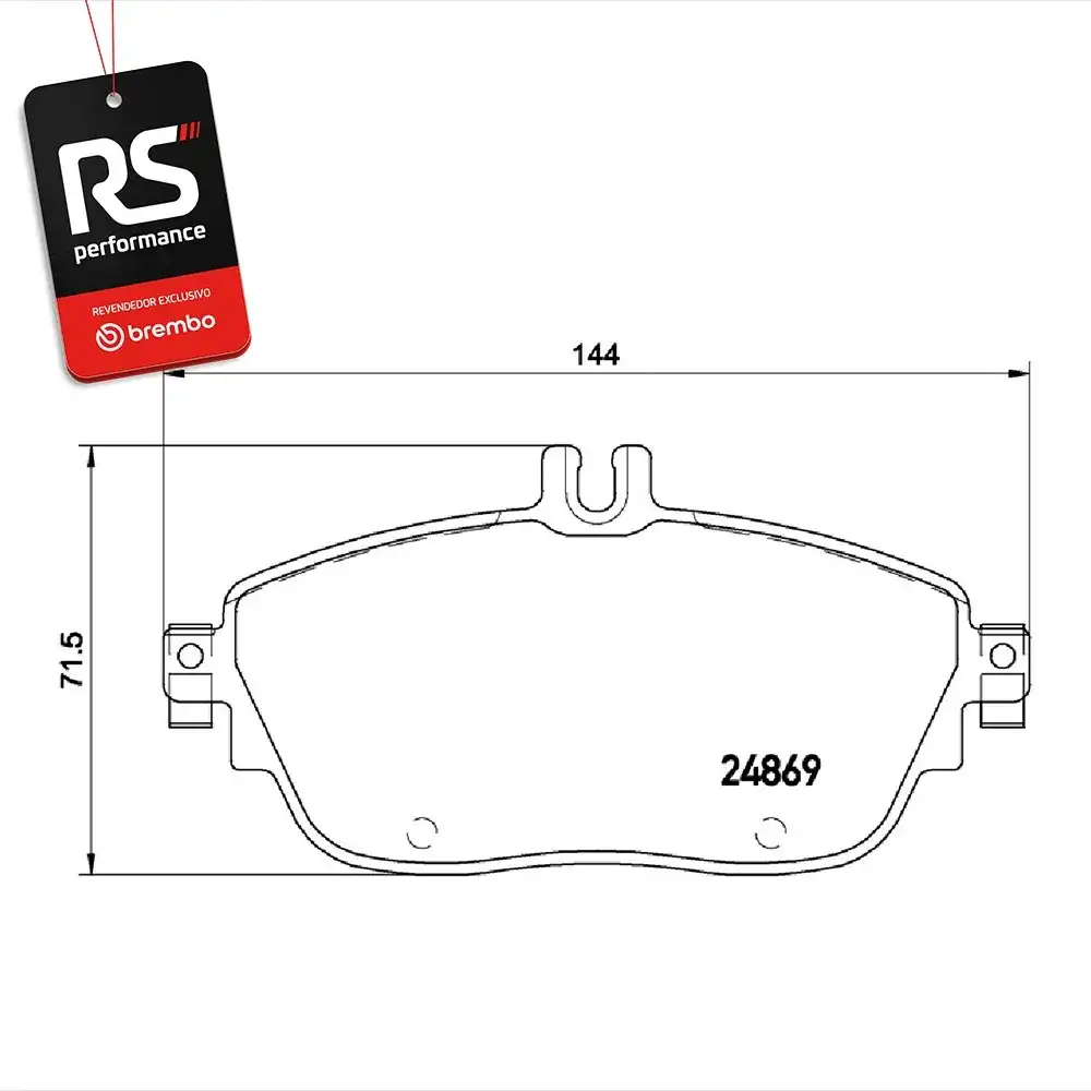 Pastilha De Freio Mercedes Class A W117 W176 2012 Em Diante