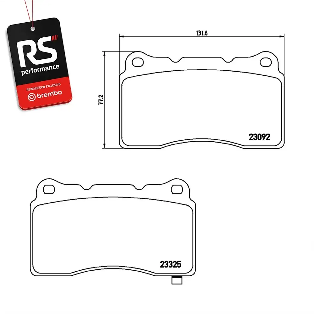 Pastilha De Freio Mitsubishi Lancer E Impreza 2009 A 2018