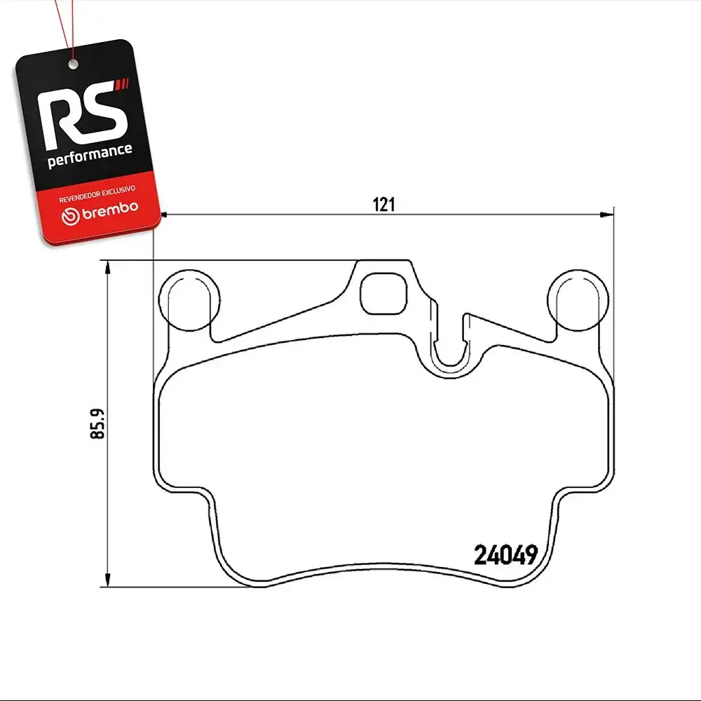 Pastilha De Freio Porsche Boxster (987) 2005 A 2013