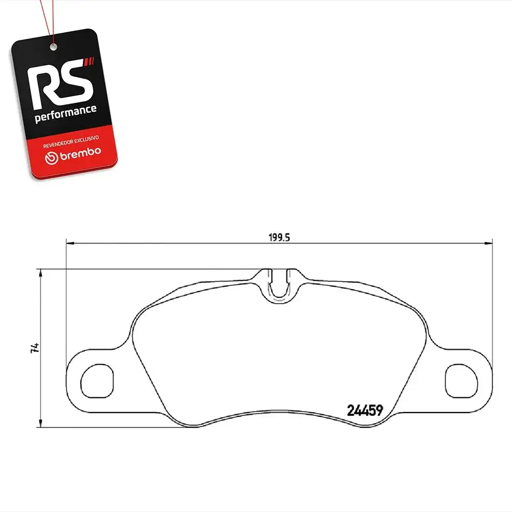 Pastilha De Freio Porsche Cayman (981c) 2013 Em Diante