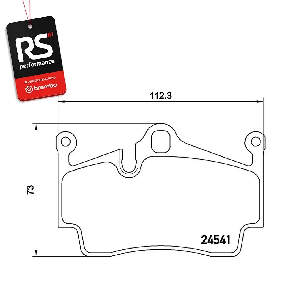 Pastilha Freio Porsche 718 Boxster/cayman 982 2016 Em Diante