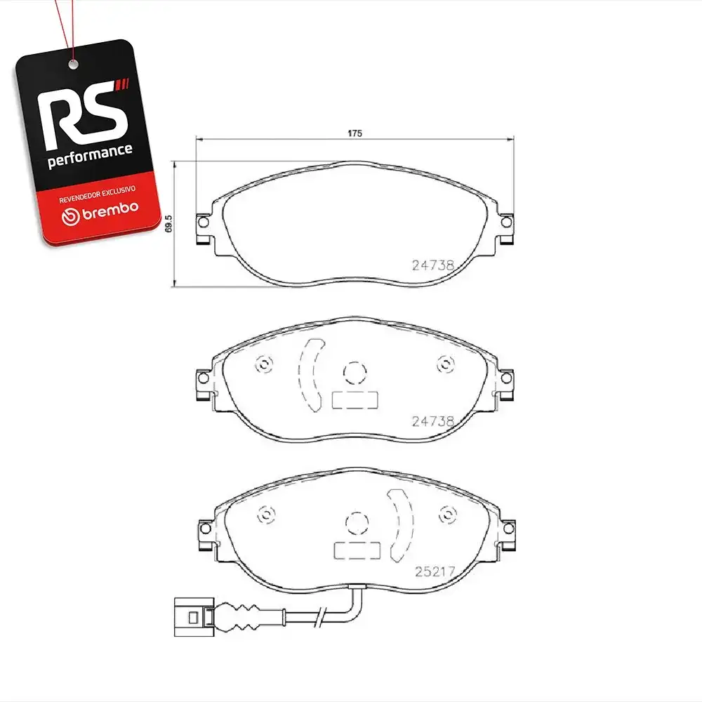 Pastilha De Freio Volkswagen Passat (tsi/fsi) 2011 Em Diante