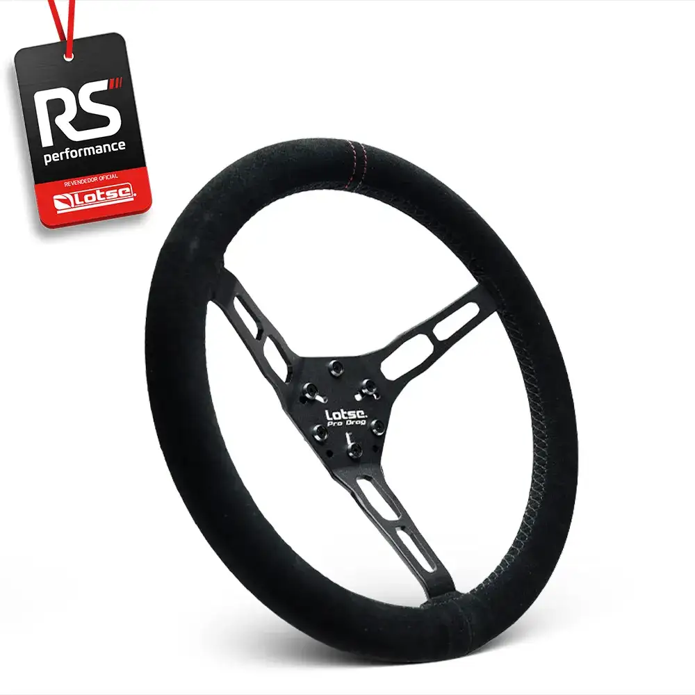 Volante Esportivo Arrancada Pro Drag Com 2 Botões - 2 Opções