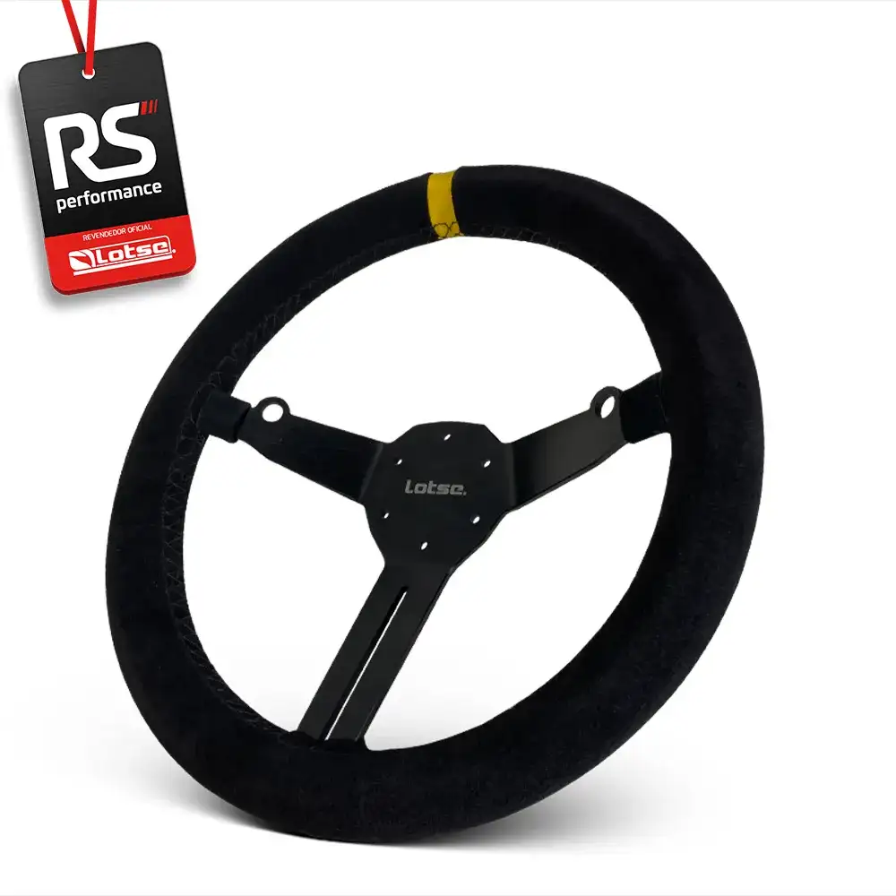 Volante De Alúminio Em Camurça Lotse R-gt - 2 Opções