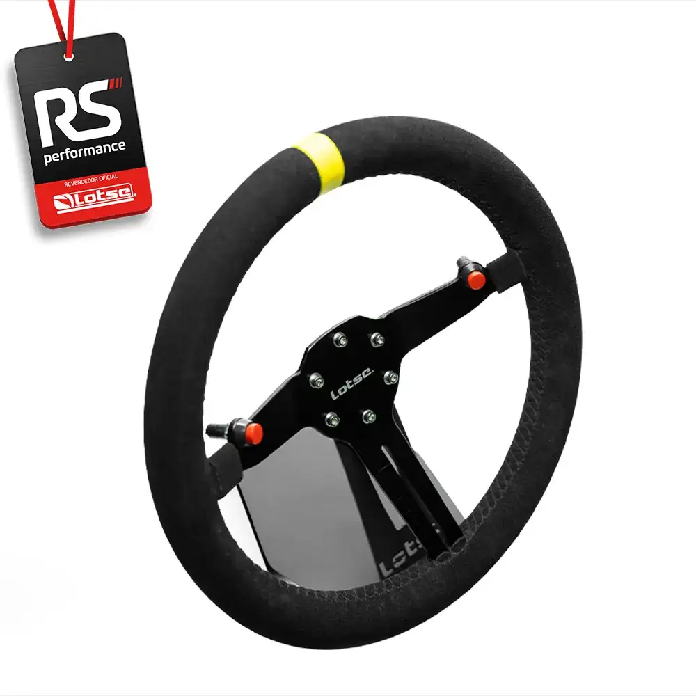 Volante De Alúminio Em Camurça Lotse R-gt - 2 Opções
